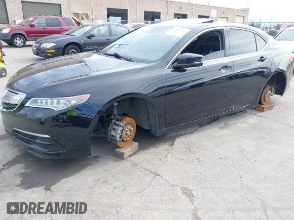 2017 Acura TLX V6 w/Technology Pkg with VIN 19UUB3F5XHA001728, listed as a IAAI auction lot 41688662 with 1 mi miles. Bid and sale history available at carsss.com. Image 16.