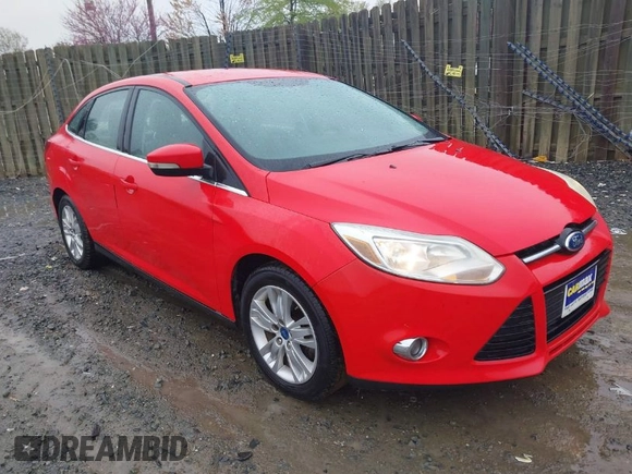 2012 Ford Focus SEL with VIN 1FAHP3H25CL162575, listed as a IAAI auction lot 42018674 with 237,745 mi miles. Bid and sale history available at carsss.com. Image 1.