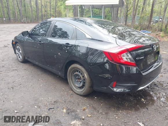 2019 Honda Civic LX with VIN 19XFC2F64KE041024, listed as a IAAI auction lot 42020159 with 36,870 mi miles and . Bid and sale history available at DreamBid. Image 3.