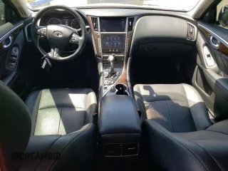 2016 Infiniti Q50 Premium with VIN JN1EV7AP5GM301199, listed as a Copart auction lot 62756045 with 52,580 mi miles and Salvage title. Bid and sale history available at DreamBid. Image 8.