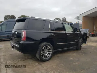 2018 GMC Yukon Denali with VIN 1GKS2CKJ1JR296853, listed as a Copart auction lot 70925544 with 0 mi miles and Salvage Title. Bid and sale history available at carsss.com. Image 3.