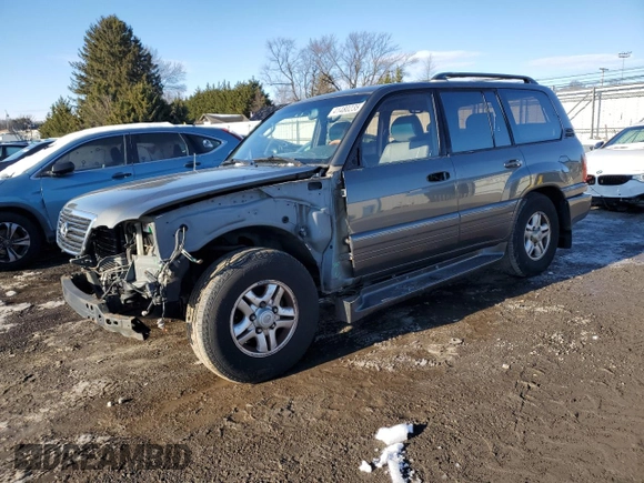 2000 Lexus LX 470 z VIN JT6HT00W1Y0084900, wystawiony jako Copart lot #41480235 z przebiegiem 213 577 mil mil oraz Szkoda całkowita • Salvage title. Historia ofert i sprzedaży dostępna na DreamBid. Obrazek 1.