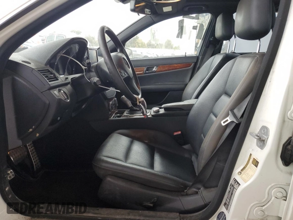 2011 Mercedes-Benz C with VIN WDDGF5EB4BA449124, listed as a Copart auction lot 55182075 with 147,699 mi miles and Clean Title. Bid and sale history available at carsss.com. Image 7.