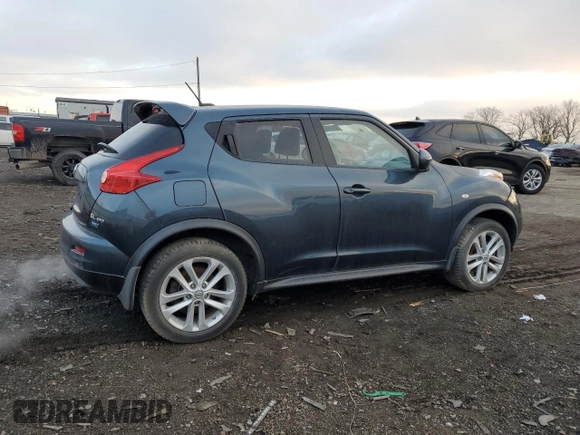 2013 Nissan Juke Nismo with VIN JN8AF5MV1DT217605, listed as a Copart auction lot 85446504 with 107,911 mi miles and Salvage title. Bid and sale history available at DreamBid. Image 3.
