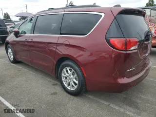2021 Chrysler Voyager LXI with VIN 2C4RC1DG9MR546027, listed as a Copart auction lot 72005114 with 56,088 mi miles and Salvage Title. Bid and sale history available at carsss.com. Image 2.