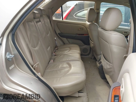 1999 Lexus RX 300 Luxury SUV with VIN JT6HF10U6X0054124, listed as a IAAI auction lot 41566201 with 220,462 mi miles. Bid and sale history available at carsss.com. Image 8.
