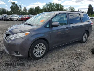 2014 Toyota Sienna XLE with VIN 5TDYK3DC9ES445263, listed as a Copart auction lot 65012934 with 0 mi miles and Salvage Title. Bid and sale history available at carsss.com. Image 1.