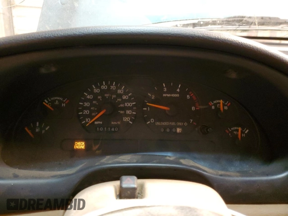 1996 Ford Mustang with VIN 1FALP4049TF152546, listed as a Copart auction lot 83665864 with 101,140 mi miles and Salvage Title. Bid and sale history available at carsss.com. Image 9.
