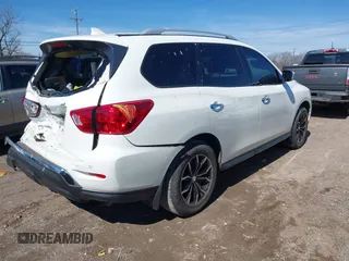 2020 Nissan Pathfinder S with VIN 5N1DR2AN8LC608330, listed as a IAAI auction lot 41637490 with 86,946 mi miles. Bid and sale history available at carsss.com. Image 4.