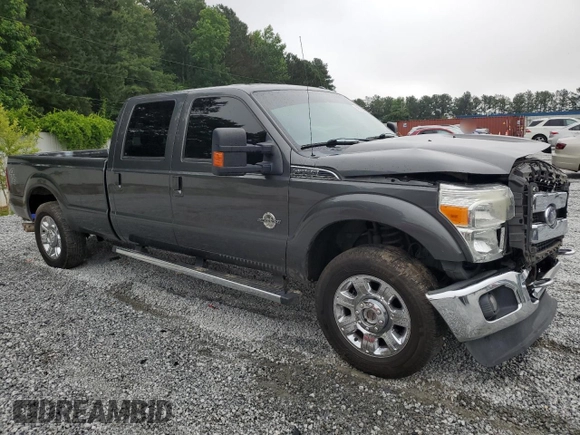 2015 Ford F-250 Lariat with VIN 1FT7W2BT5FEA44216, listed as a Copart auction lot 58973685 with 355,729 mi miles and Salvage title. Bid and sale history available at DreamBid. Image 4.