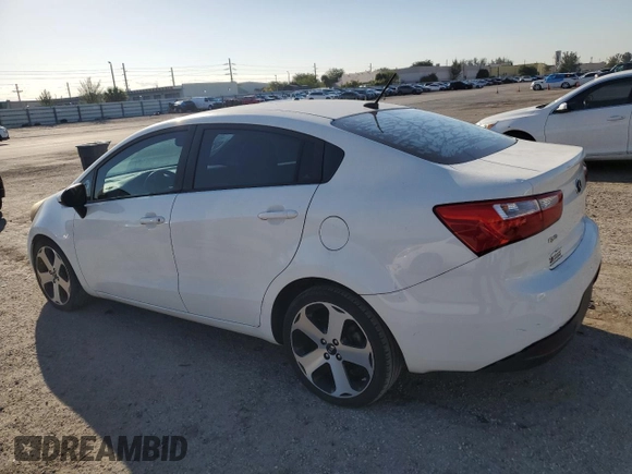 2014 Kia Rio EX with VIN KNADN4A36E6317284, listed as a Copart auction lot 44206814 with 125,145 mi miles and Clean Title. Bid and sale history available at DreamBid. Image 2.