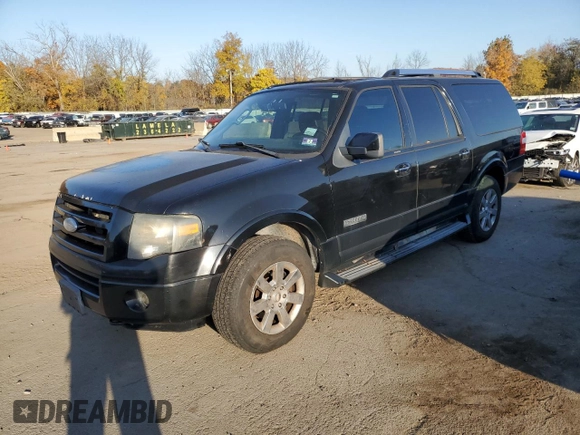 2007 Ford Expedition Max Limited z VIN 1FMFK20517LA31385, wystawiony jako Copart lot #77038284 z przebiegiem 325 568 mil mil oraz Czysty tytuł • Clean title. Historia ofert i sprzedaży dostępna na DreamBid. Obrazek 1.