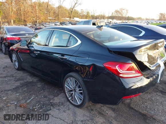 2020 Genesis G70 2.0T with VIN KMTG64LA1LU056066, listed as a IAAI auction lot 41139287 with 23,727 mi miles and . Bid and sale history available at DreamBid. Image 14.