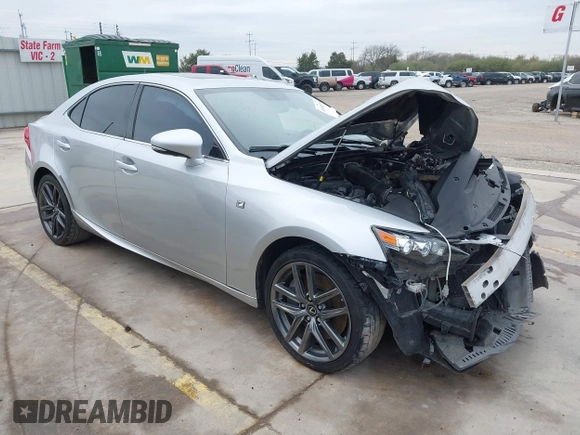 2014 Lexus IS 350 with VIN JTHBE1D2XE5006327, listed as a IAAI auction lot 41340579 with 171,903 mi miles and . Bid and sale history available at DreamBid. Image 1.