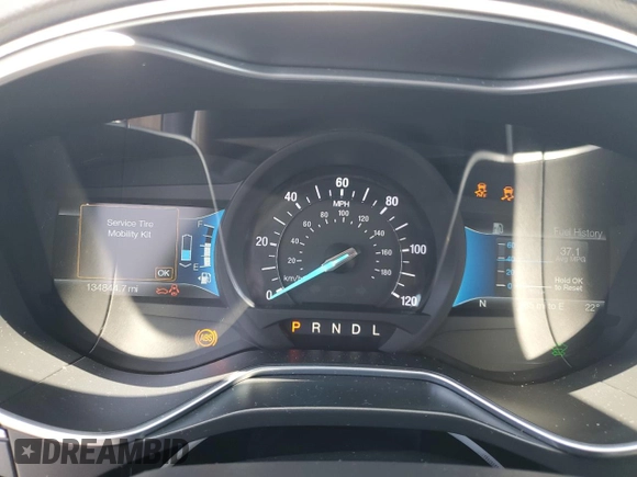 2015 Ford Fusion SE Hybrid with VIN 3FA6P0LUXFR296616, listed as a Copart auction lot 60563645 with 134,844 mi miles and Salvage title. Bid and sale history available at DreamBid. Image 9.