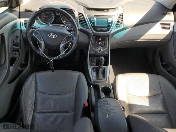 2015 Hyundai Elantra Limited with VIN KMHDH4AE7FU448597, listed as a Copart auction lot 51465445 with 134,500 mi miles and Salvage Title. Bid and sale history available at carsss.com. Image 8.