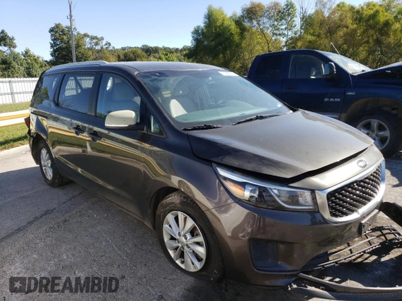 2016 Kia Sedona LX with VIN KNDMB5C16G6165913, listed as a Copart auction lot 73969764 with 163,481 mi miles and Salvage Title. Bid and sale history available at carsss.com. Image 4.