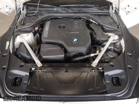 2021 BMW Z4 sDrive30i with VIN WBAHF3C01MWX24942, listed as a Copart auction lot 52702484 with 29,470 mi miles. Bid and sale history available at carsss.com. Image 11.