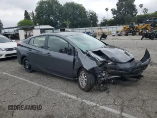 2019 Toyota Prius L Eco z VIN JTDKARFU0K3087436, wystawiony jako Copart lot #55699135 z przebiegiem Nie podano mil oraz Szkoda całkowita • Salvage title. Historia ofert i sprzedaży dostępna na DreamBid. Obrazek 4.
