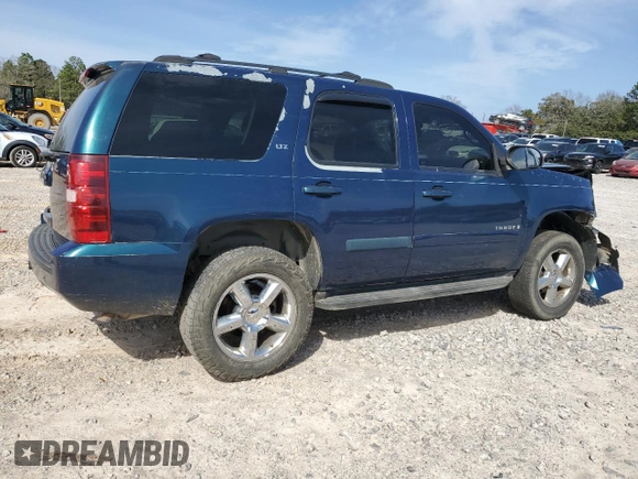 2007 Chevrolet Tahoe LT z VIN 1GNFK13007J135545, wystawiony jako Copart lot #48027025 z przebiegiem Nie podano mil oraz Szkoda całkowita • Salvage title. Historia ofert i sprzedaży dostępna na DreamBid. Obrazek 3.