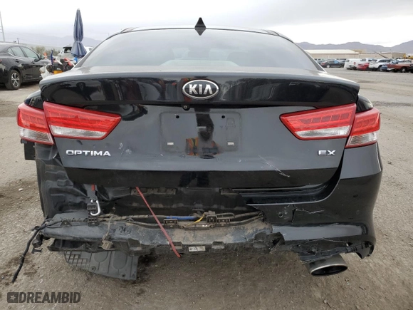 2018 Kia Optima EX with VIN 5XXGU4L33JG237632, listed as a Copart auction lot 49000505 with 69,540 mi miles and Salvage Title. Bid and sale history available at carsss.com. Image 6.
