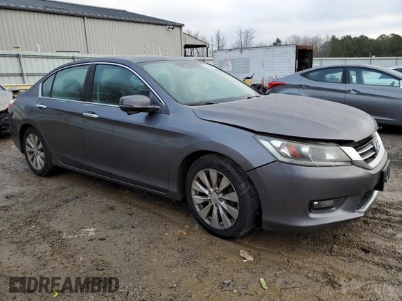 2014 Honda Accord Sedan EX-L with VIN 1HGCR2F89EA070899, listed as a Copart auction lot 85446074 with 112,215 mi miles and Salvage Title. Bid and sale history available at carsss.com. Image 4.