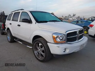 2005 Dodge Durango SLT z VIN 1D4HD48D95F541416, wystawiony jako IAAI lot #41802766 z przebiegiem 135 688 mil mil oraz . Historia ofert i sprzedaży dostępna na DreamBid. Obrazek 1.