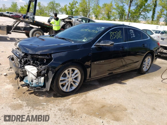 2017 Chevrolet Malibu Hybrid with VIN 1G1ZJ5SU1HF167857, listed as a Copart auction lot 51456793 with 85,818 mi miles and Salvage Title. Bid and sale history available at DreamBid. Image 1.