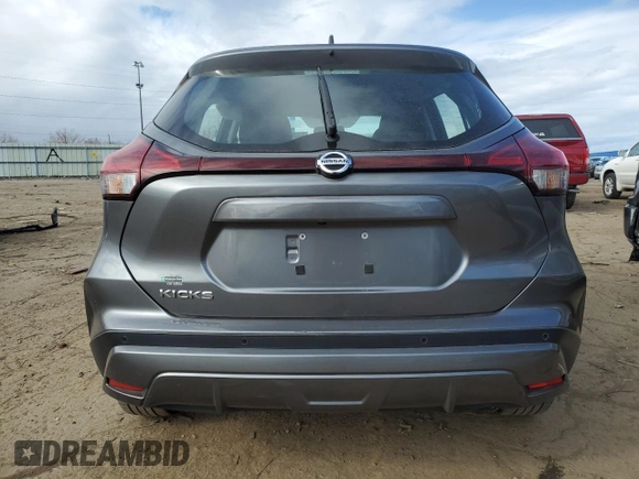 2021 Nissan Kicks S with VIN 3N1CP5BVXML464326, listed as a Copart auction lot 53242815 with 80,184 mi miles and Clean Title. Bid and sale history available at DreamBid. Image 6.