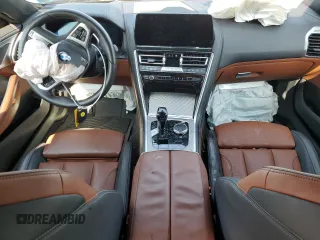 2023 BMW 8 Series 840i with VIN WBAGV4C05PCL05034, listed as a Copart auction lot 60471075 with Not provided miles and Salvage title. Bid and sale history available at DreamBid. Image 8.