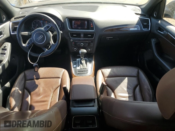 2015 Audi Q5 Premium Plus with VIN WA1CMAFP2FA037348, listed as a Copart auction lot 54729095 with 94,549 mi miles and Salvage title. Bid and sale history available at DreamBid. Image 8.