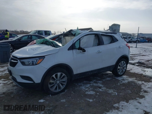 2018 Buick Encore Preferred with VIN KL4CJESB5JB605931, listed as a IAAI auction lot 41612363 with 110,843 mi miles. Bid and sale history available at carsss.com. Image 2.