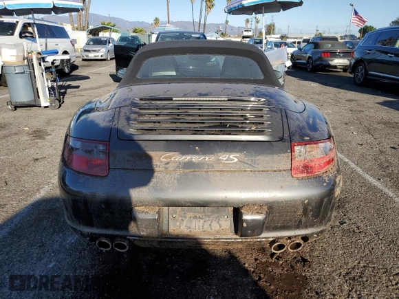 2007 Porsche 911 Carrera S with VIN WP0CB29917S776849, listed as a Copart auction lot 51169625 with 27,283 mi miles and Salvage Title. Bid and sale history available at DreamBid. Image 6.