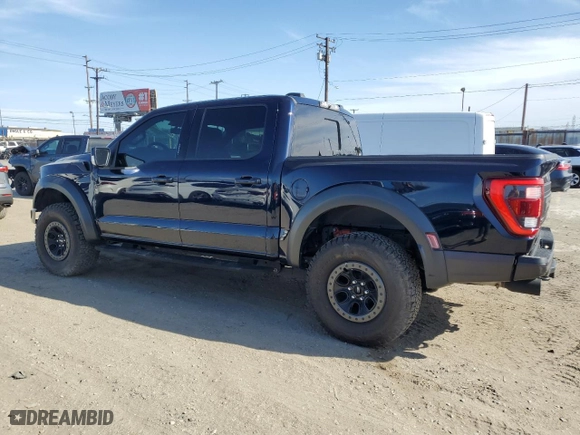 2022 Ford F-150 Raptor with VIN 1FTFW1RG0NFB46241, listed as a Copart auction lot 51543275 with 10,733 mi miles and Salvage Title. Bid and sale history available at carsss.com. Image 2.