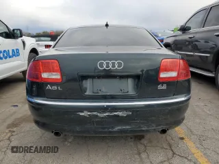 2007 Audi A8 L 4.2L with VIN WAUMV44E47N020858, listed as a Copart auction lot 81004994 with 0 mi miles and Clean Title. Bid and sale history available at carsss.com. Image 6.