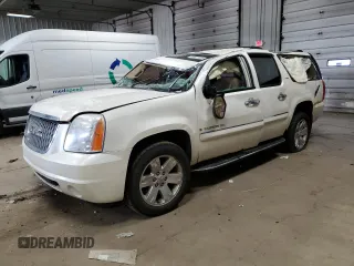 2008 GMC Yukon XL SLT 4SB z VIN 1GKFK16368R267313, wystawiony jako Copart lot #59937525 z przebiegiem Nie podano mil oraz Nie do naprawy • Non repairable. Historia ofert i sprzedaży dostępna na DreamBid. Obrazek 1.
