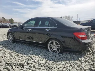 2014 Mercedes-Benz C 250 Sport with VIN WDDGF4HB3EA917970, listed as a Copart auction lot 46916585 with 136,288 mi miles and Salvage title. Bid and sale history available at DreamBid. Image 2.