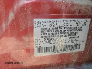 2015 Nissan Sentra SR with VIN 3N1AB7AP1FY354243, listed as a Copart auction lot 54021985 with 103,912 mi miles and Clean Title. Bid and sale history available at DreamBid. Image 12.