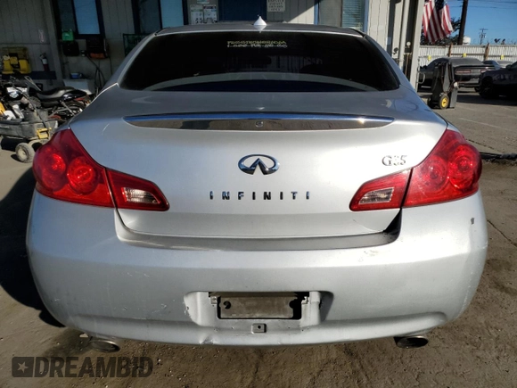 2008 Infiniti G35 with VIN JNKBV61E08M221916, listed as a Copart auction lot 79521034 with Not Provided miles and Salvage Title. Bid and sale history available at DreamBid. Image 6.
