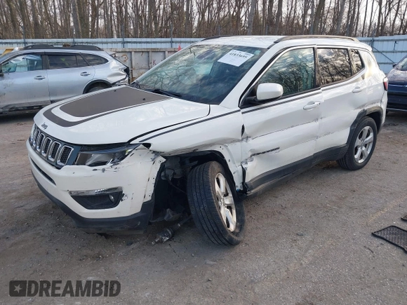 2018 Jeep Compass Latitude with VIN 3C4NJCBB2JT108465, listed as a IAAI auction lot 41833695 with 162,983 mi miles and . Bid and sale history available at DreamBid. Image 2.