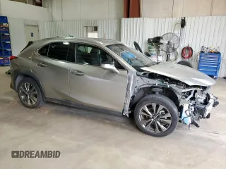 2019 Lexus UX 200 with VIN JTHY3JBH8K2000465, listed as a Copart auction lot 56873895 with 74,574 mi miles and Salvage title. Bid and sale history available at DreamBid. Image 4.