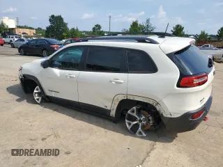 2018 Jeep Cherokee Trailhawk with VIN 1C4PJMBX0JD610455, listed as a Copart auction lot 61251565 with 75,818 mi miles and Salvage title. Bid and sale history available at DreamBid. Image 2.