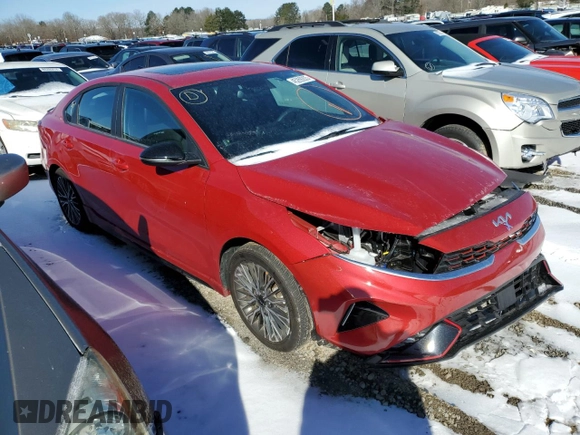2024 Kia Forte GT-Line with VIN 3KPF54AD7RE776988, listed as a Copart auction lot 45269205 with 4,097 mi miles and Salvage Title. Bid and sale history available at carsss.com. Image 4.
