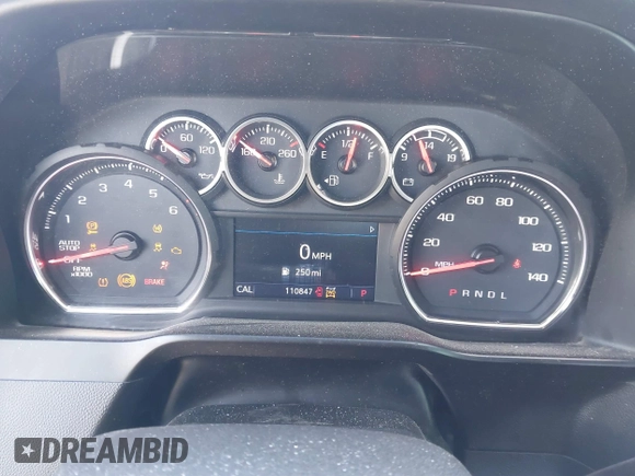 2020 Chevrolet Silverado 1500 LT with VIN 3GCUYDED2LG232550, listed as a IAAI auction lot 41733055 with 110,847 mi miles and . Bid and sale history available at DreamBid. Image 7.