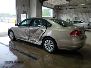 2015 Volkswagen Passat Wolfsburg Edition with VIN 1VWAT7A31FC012918, listed as a Copart auction lot 60961105 with 120,803 mi miles and Salvage title. Bid and sale history available at DreamBid. Image 2.
