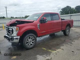 2021 Ford F-250 XL with VIN 1FT7W2BT2MEC56357, listed as a Copart auction lot 58134025 with 112,357 mi miles and Salvage title. Bid and sale history available at DreamBid. Image 1.