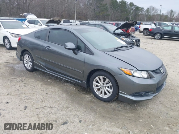 2012 Honda Civic Cpe EX-L with VIN 2HGFG3B02CH503860, listed as a IAAI auction lot 41384472 with 170,472 mi miles. Bid and sale history available at carsss.com. Image 1.