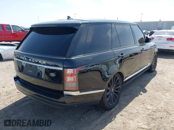 2016 Land Rover Range Rover Supercharged with VIN SALGS3EF0GA262914, listed as a IAAI auction lot 41741473 with 106,853 mi miles. Bid and sale history available at carsss.com. Image 4.