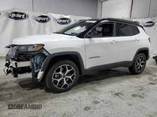 2025 Jeep Compass Limited with VIN 3C4NJDCN0ST565517, listed as a Copart auction lot 61679475 with 6,153 mi miles and Clean title. Bid and sale history available at DreamBid. Image 1.