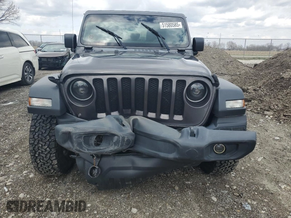 2018 Jeep Wrangler Unlimited Sport с VIN 1C4HJXDG2JW203017, выставлен на аукционе Copart как лот 51580585 с пробегом 84 377 миль миль и Списание • Salvage title. История ставок и продаж доступна на DreamBid. Изображение 5.